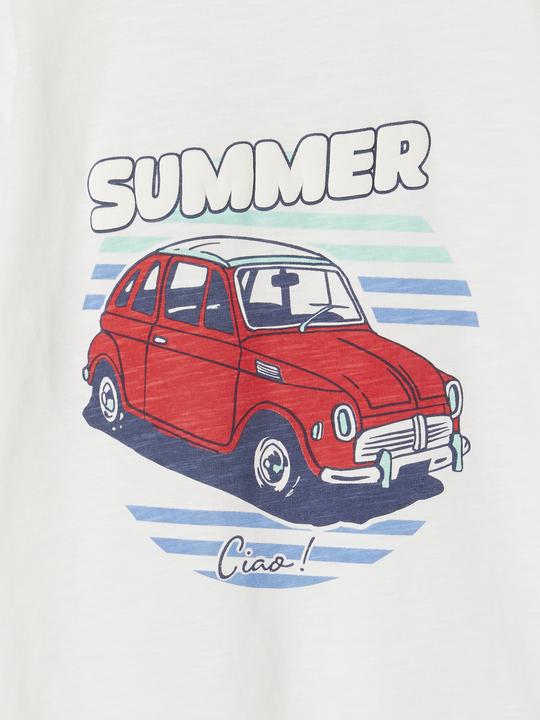 Actual product image Vertbaudet Kinder T-Shirt mit Reliefprint (86)