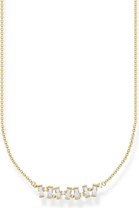 Immagine prodotto Thomas Sabo Catena pietre bianche oro (Doratura in oro giallo 750, Argento 925, 38 - 42 cm)