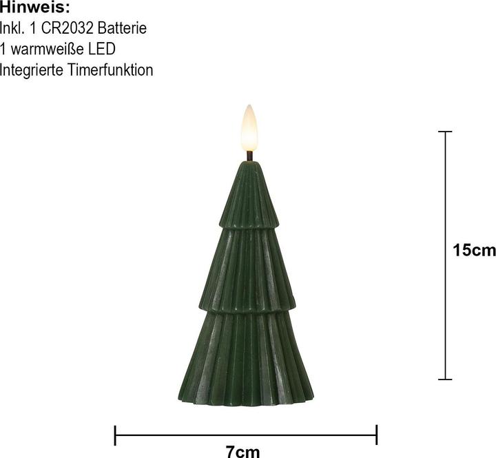 Produktbild Star Trading LED Pillar Kerze Flamme Grany (1x)