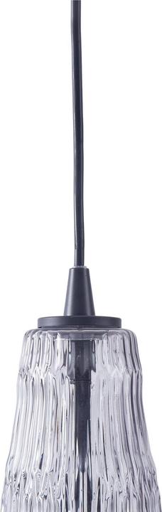 Actual product image Lindby Hängeleuchte Belarion, grau, 1-flg., Glas, Ø 23 cm (E27)