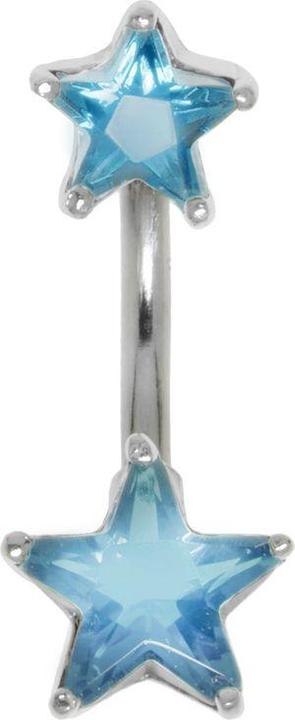 Immagine prodotto Bijouteria Piercing ventre (Acciaio chirurgico 316L, Vetro (di orologio), Argento 925)