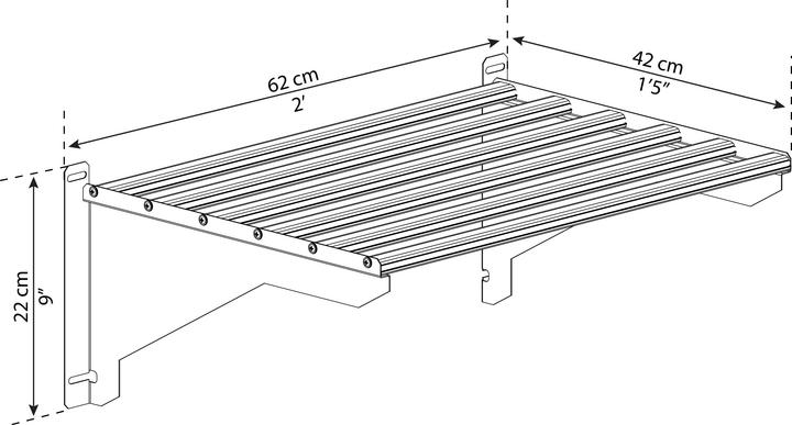 Produktbild Palram Tablar Gewächshaus