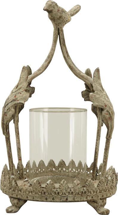 Produktbild Exner Garten und Wohnaccessoires Krone Windlicht ArtFerro (1 x, 16 x 14 x 24 cm)