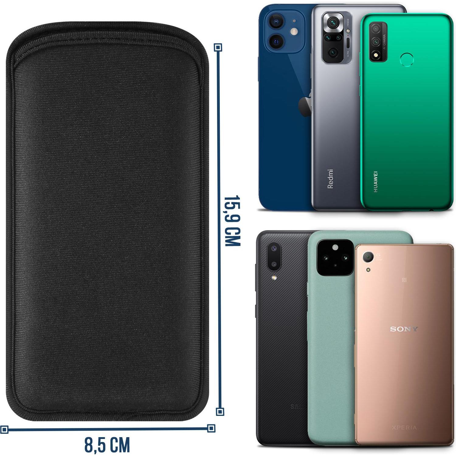 Avizar Waterproof Series (Universal), Smartphone Hülle, Schwarz