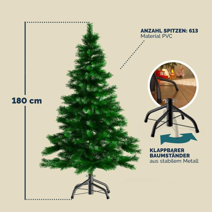 Actual product image Casaria Christmas tree (180 cm)