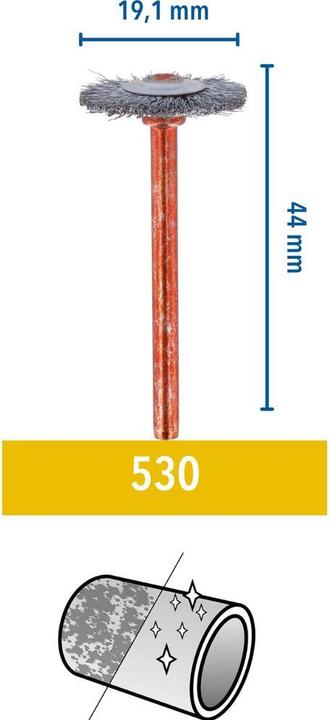 Produktbild Dremel Edelstahlbürste Ø 19,0 mm (2 Stück)