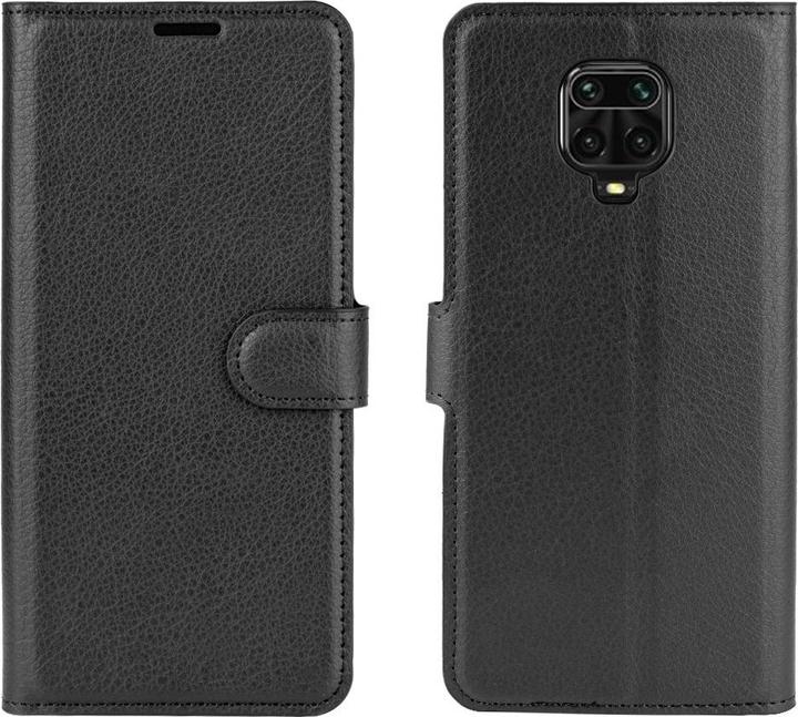 Actual product image Cover-Discount Xiaomi Redmi Note 9 Pro - leather case cover black (Xiaomi Redmi Note 9 Pro)