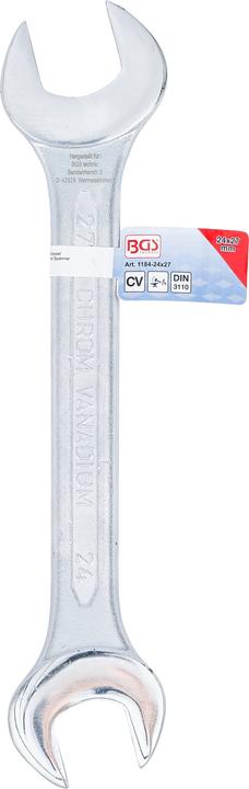 Produktbild BGS Doppel-Maulschlüssel SW 24 x 27 mm (24 mm, 27 mm)