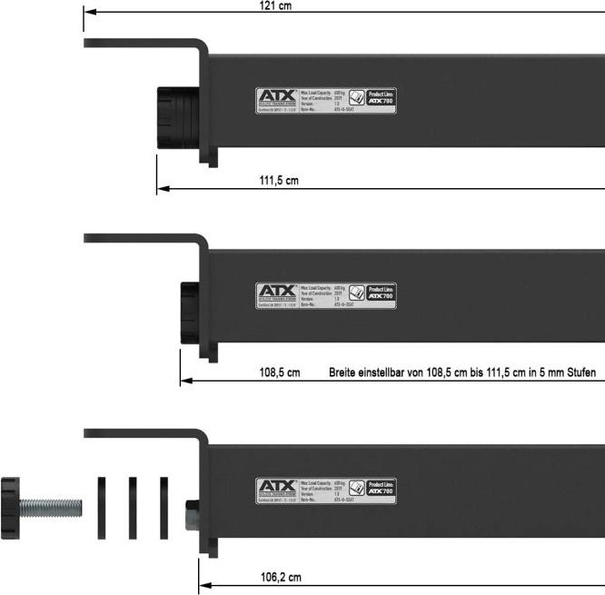 Actual product image ATX Utility seat / training seat