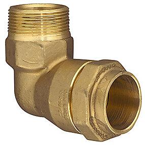 Aalberts, Rohrverbindungstechnik, Vinkel Isiflo nippel 90° 25X3/4 (Winkelverbindung)