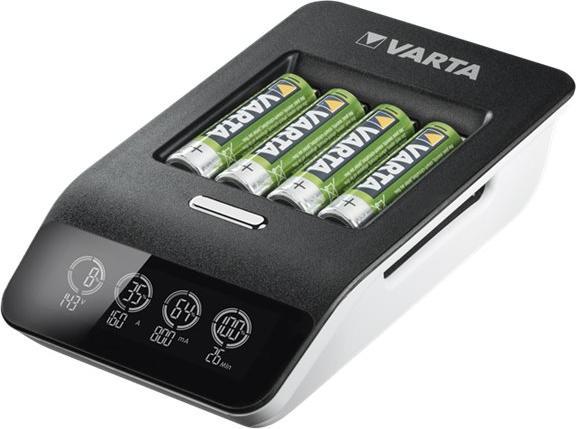 Actual product image Varta LCD Ultra Fast Charger+ (1 pcs., AA, 2100 mAh, Battery + charger)