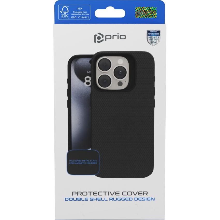 Thumbnail - prio Case (Apple iPhone 12, Apple iPhone 12 Pro), Smartphone Hülle, Schwarz