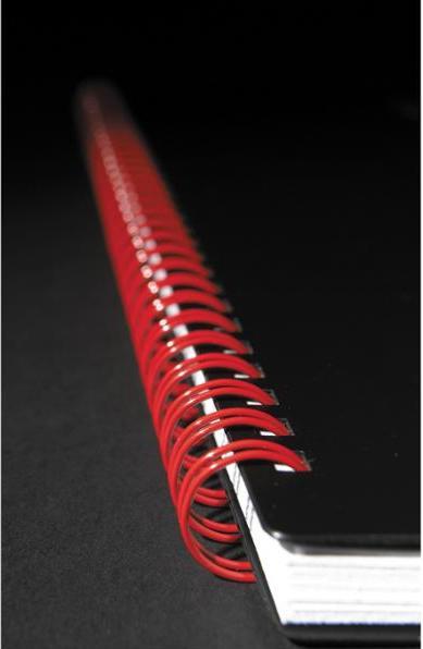 Immagine prodotto Oxford Libro a spirale nero e rosso (A5, Righe, Copertina morbida)