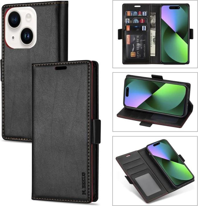 Actual product image N.Bekus iPhone 15 Plus - Flip Case Cover black (Apple iPhone 15 Plus)