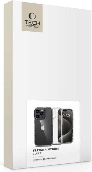 Produktbild Tech-Protect FlexAir Hybrid iPhone 16 Pro Max Case - Clear (Apple iPhone 16 Pro Max)