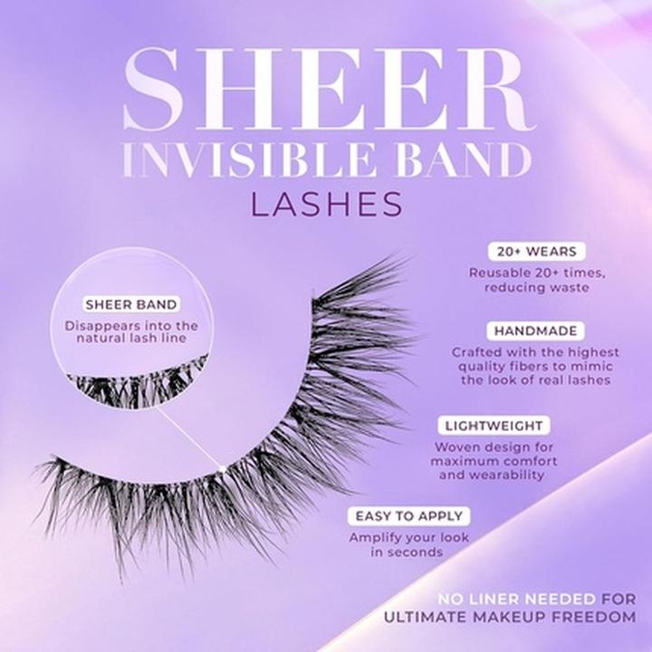 Produktbild Lilly Lashes Sheer Band False Eyelashes with Invisible Band (Künstliche Wimpern)