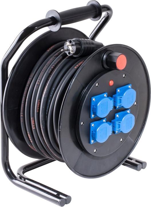 Produktbild Keraf 117348 Kabelhaspel G2 randaarde - 50m (50 m, 1.50 mm²)