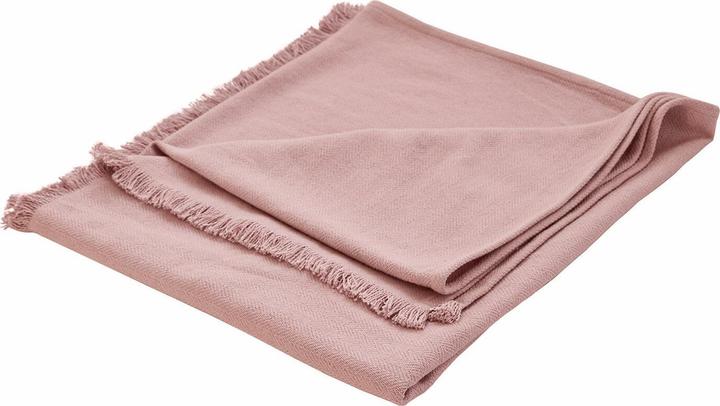 Immagine prodotto Loberon Plaid Herepian rosa (170 x 130 cm)