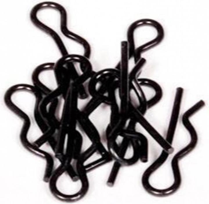 Produktbild Axial AXA1059 Karosserieklammern, 6mm, schwarz (10)