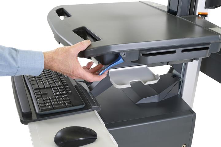 Produktbild Ergotron Styleview Cart LCD Pivot Life Powered Eu/Sau-Eu Dark Grey
