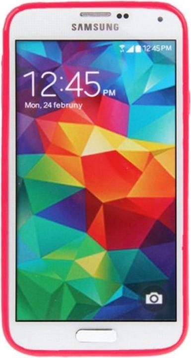 Produktbild König Design Schutzhülle TPU Case für Handy Samsung Galaxy S5 / S5 Neo Rot (Samsung Galaxy S5, Samsung Galaxy S5 Neo)