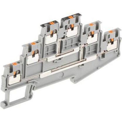 Phoenix Contact Grigio Term Block 1.5Mm 3Pv Spring, Cavo + Spina Elettrica,