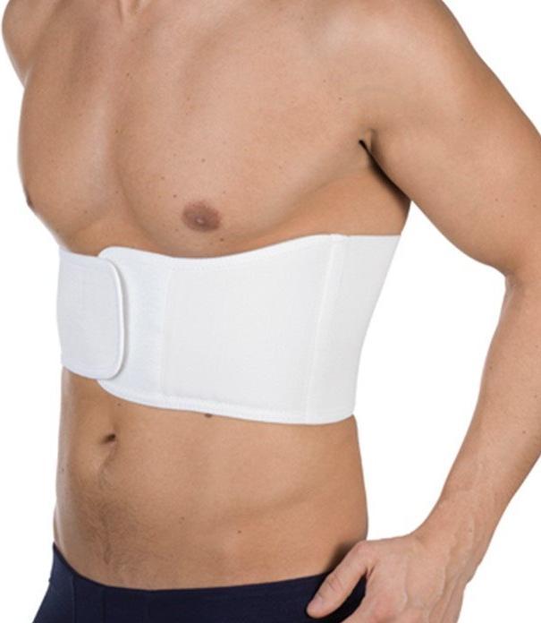 Produktbild Bilasto Uno Rippenbruchbandage L weiss Unisex (L)