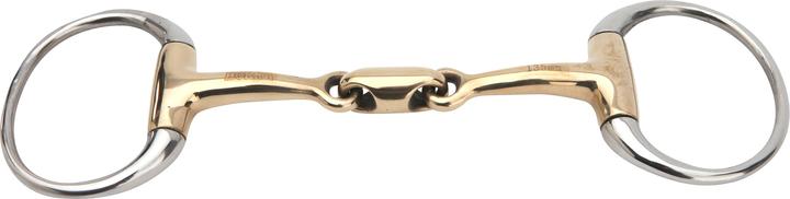 Horka Two-ring snaffle bit with double joint gb