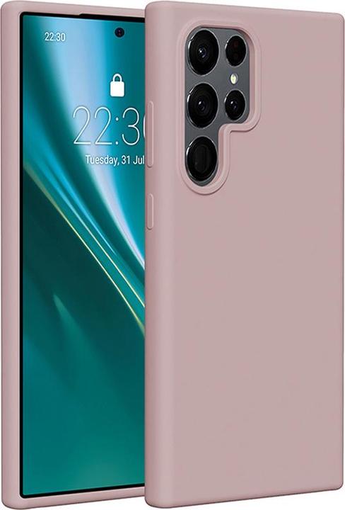 Actual product image Etteri Silicone case for Samsung Galaxy S25 Ultra light pink (Samsung Galaxy S25 Ultra)