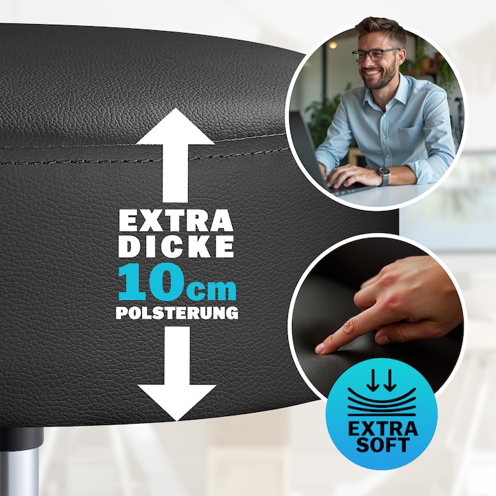 Produktbild Casaria Rollhocker