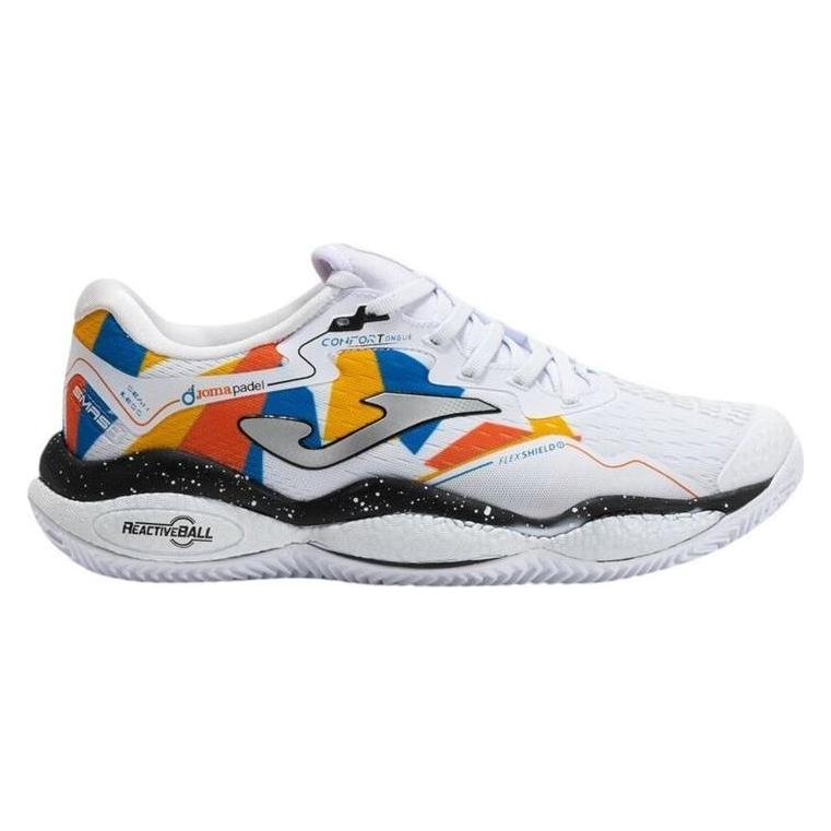 Joma, Herren, Tennisschuhe, Laufschuhe Für Erwachsene Sport Smash 2532 Weiss (42), Weiss