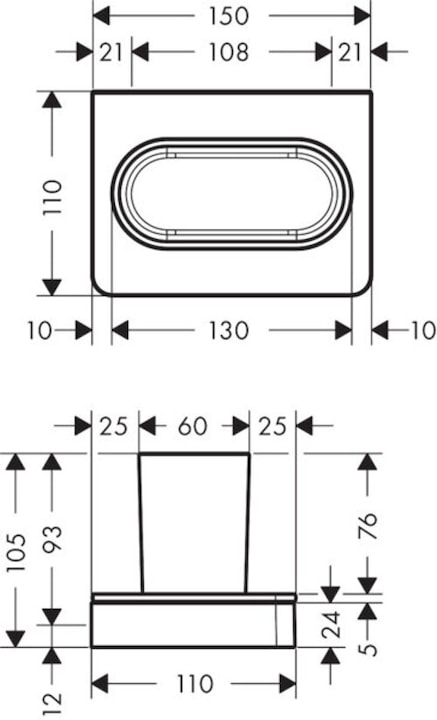Produktbild Axor Universal Accessories Zahnputzbecher