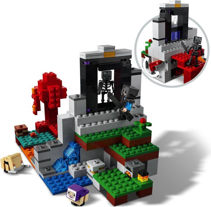 Produktbild LEGO Das zerstörte Portal (21172, LEGO Minecraft)