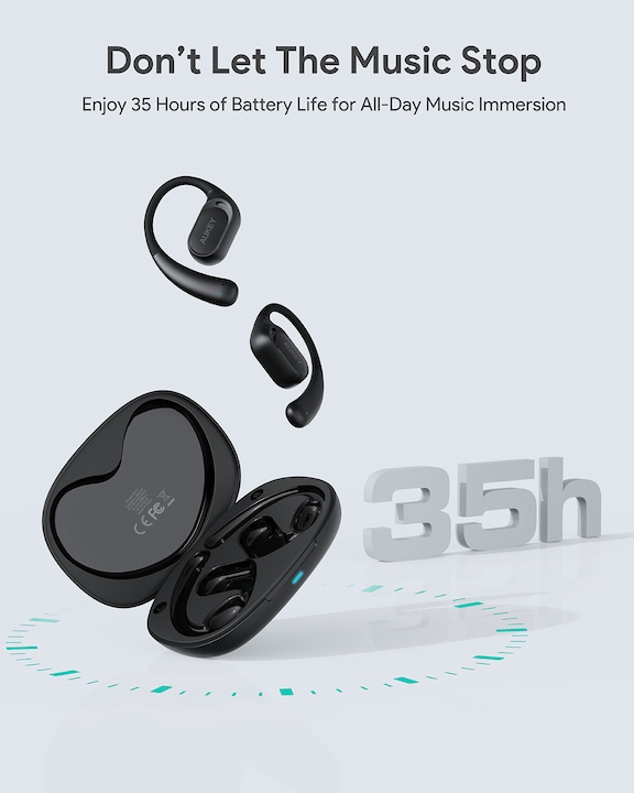Image du produit Aukey SPORTS FIT OPEN-EAR - Écouteurs (35 h, Sans fil)
