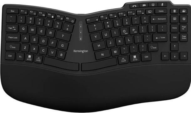 Actual product image Kensington Pro Fit Ergo KB675 EQ TKL Wireless (black, US layout) (Eng. Int., Cable, Wireless)