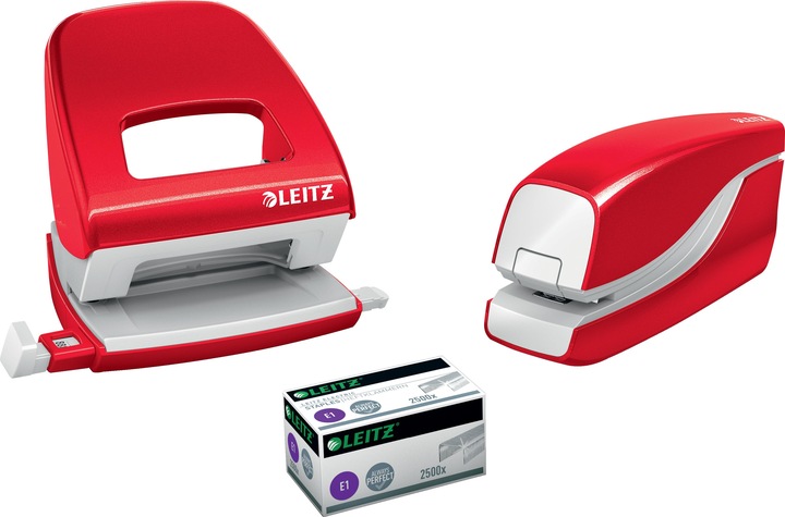 Immagine prodotto Leitz Cucitrice elettrica WOW rosso metallizzato (10 lamelle)