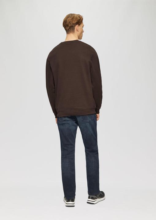 Produktbild s.Oliver Sweatshirt Sweatshirt mit Frontprint (L, M)