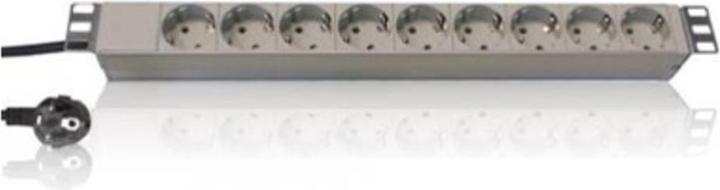 Image du produit Bachmann 19" 1U 9xCEE7/3 power 2,0m (9 x, CEE 7/3, 2 m)