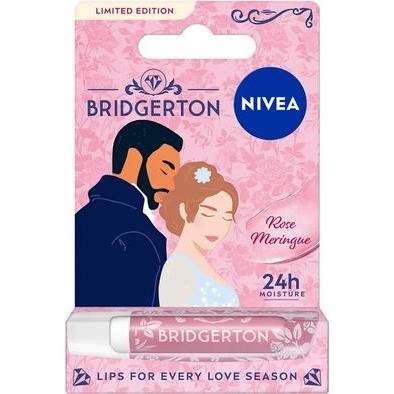 NIVEA, Cura delle labbra, Bridgerton Edition Lip Care Balm Rose Meringue 48g