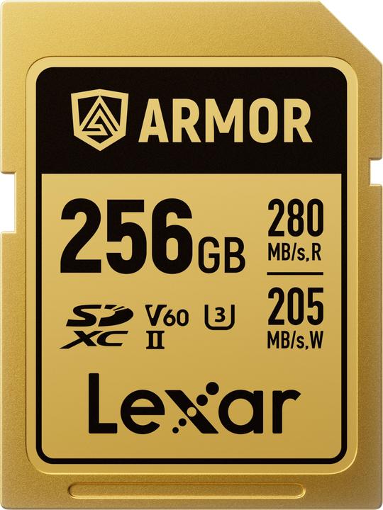 Productafbeelding Lexar Armor Gold (256 GB, SDXC, U3, UHS-II)