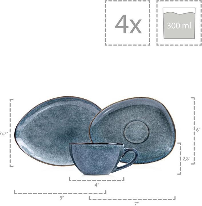 Actual product image Sänger Geschirr Coffee set Darwin (4 Piece)