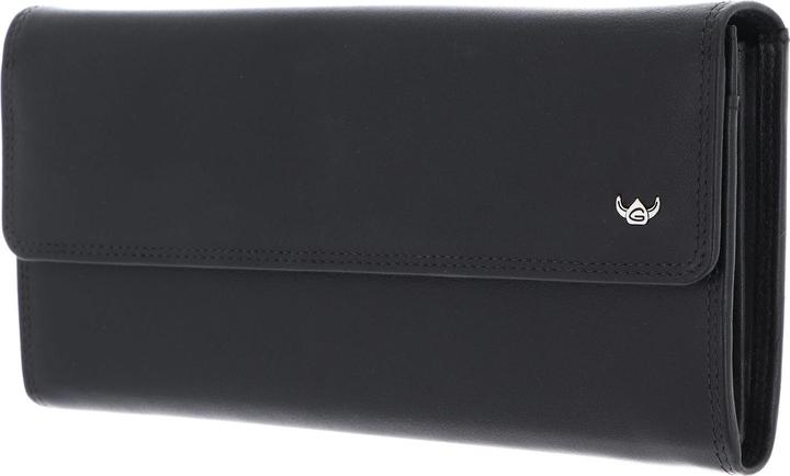 Actual product image Golden Head Polo wallet RFID leather 19.5 cm