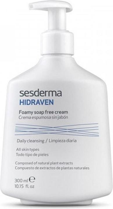 Actual product image Sesderma Hidraven Soap Free Foamy Cream (Cleansing Foam, 300 ml)