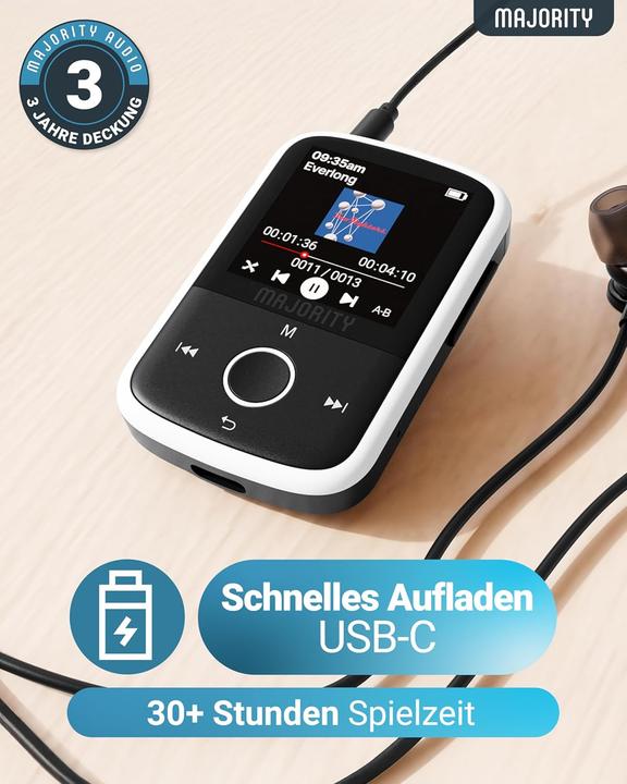 Immagine prodotto Majority MP3 Player Bluetooth mit Laufclip