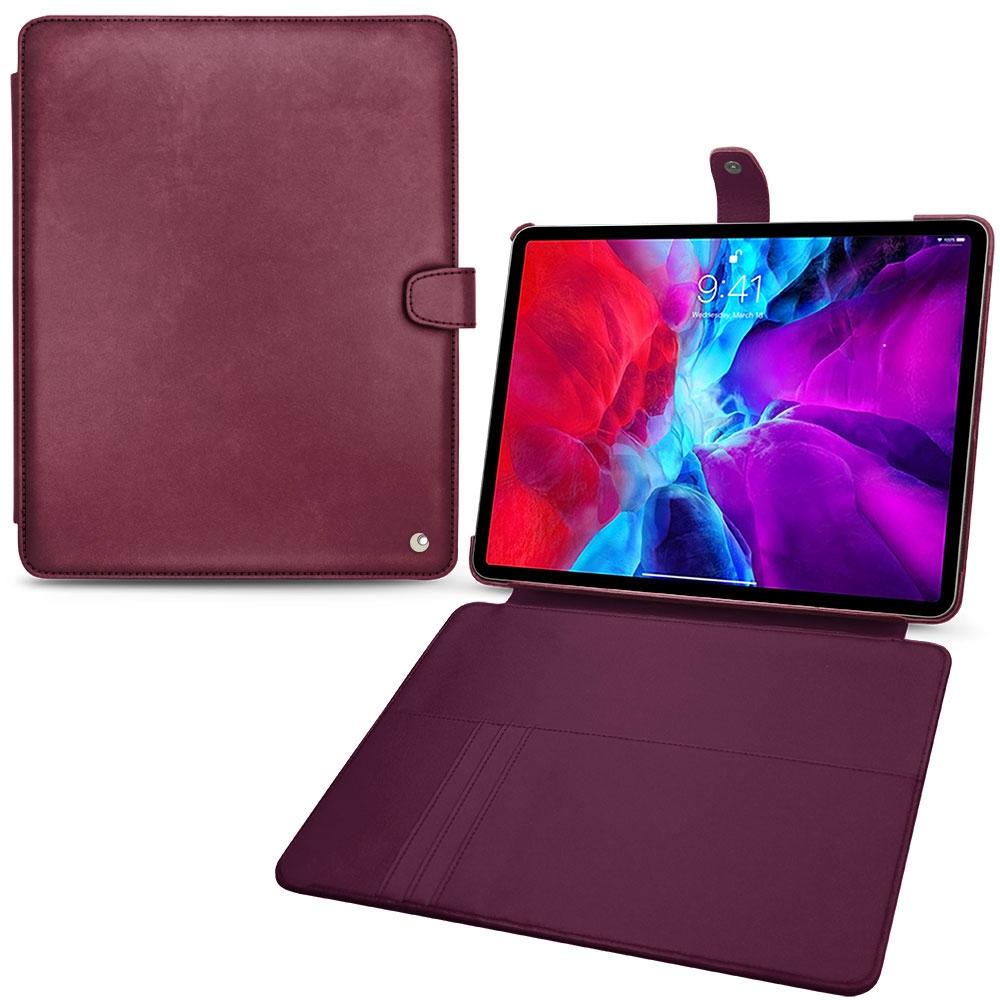 Noreve Lederschutzhülle Wallet (IPAD PRO 12.9 2021), Tablet Hülle, Violett