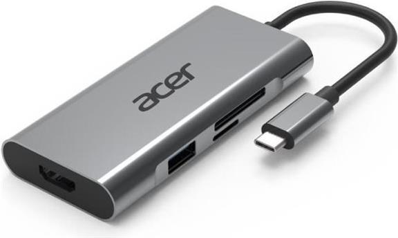 Immagine prodotto Acer Mini Dock 7 in 1 (argento, HDMI, USB-A, USB-C) (USB-C, 7 porte)