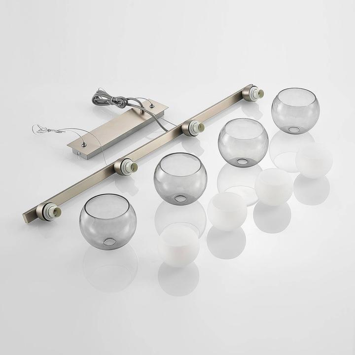Produktbild Lucande Kaiya 4 Pendelleuchte Nickel (E14)