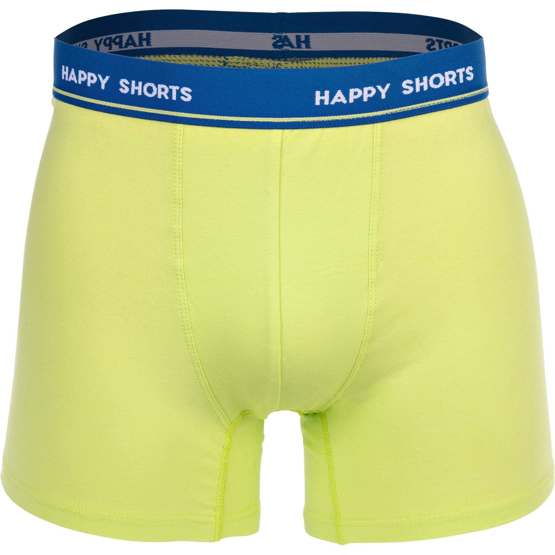 Thumbnail - Happy shorts, Herren, Unterhosen, Boxershort Casual Bequem sitzend, Blau, (XXL, 3er Pack)