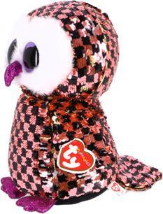 Image du produit Ty Flippables Checks Owl TY36785 (23 cm)