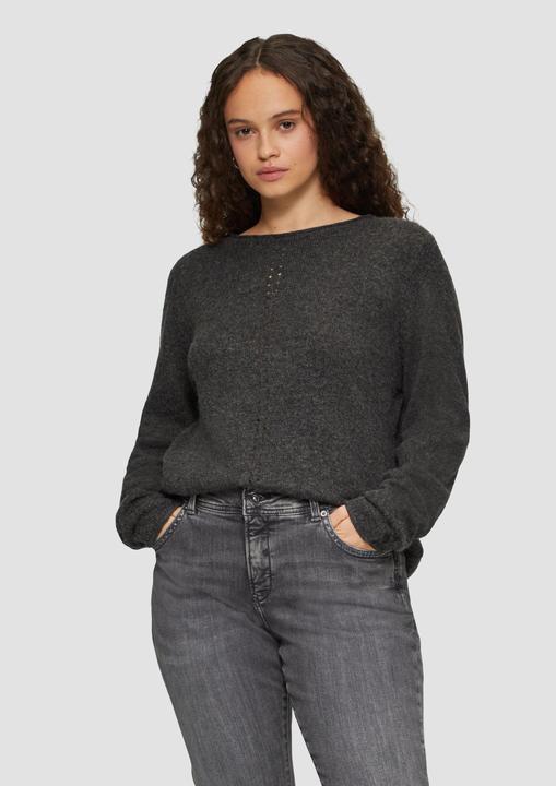 Immagine prodotto S.Oliver Strickpullover Weicher Strickpullover mit Ajour-Detail (46)